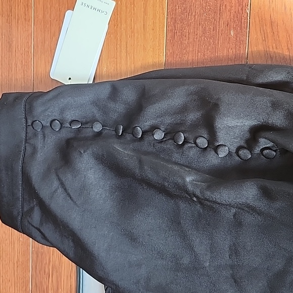 Nwt! Commense Side Buttoned Slit Midi Skirt - Picture 4 of 9